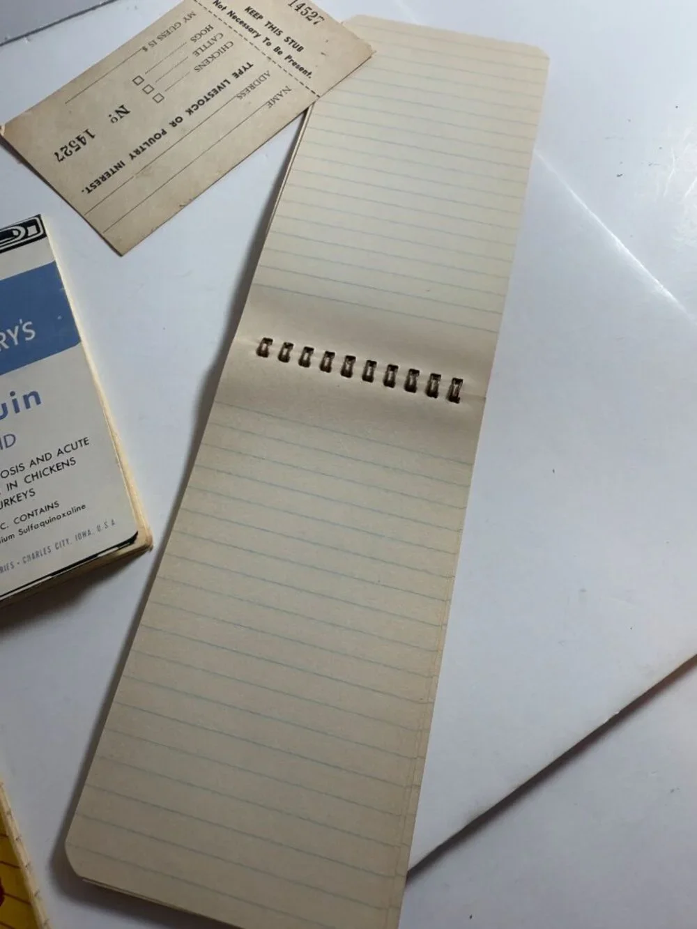 Vintage Advertising Notepads VC Fertilizers Tex Hi Plant Food Farmer Lot READ